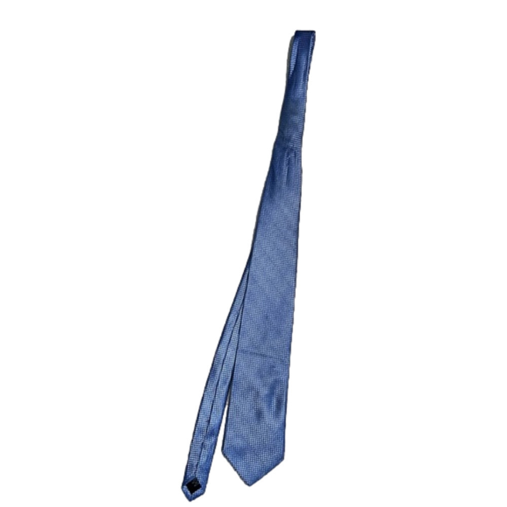 𝅺SILK covington blue patterned neck tie
